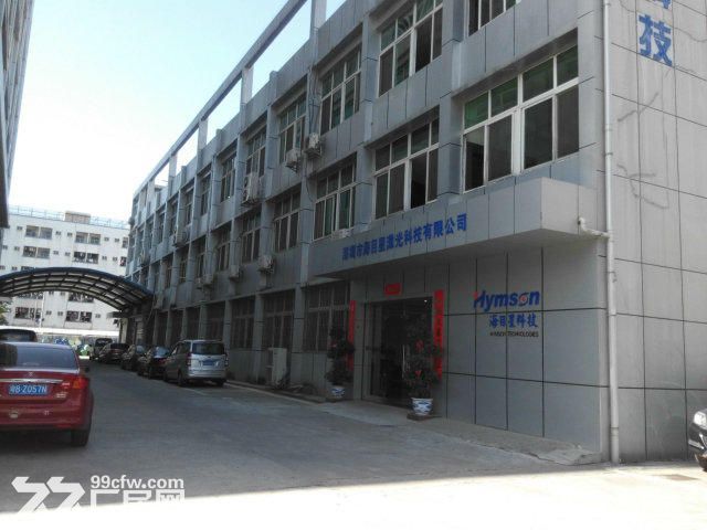观澜第三工业区厂房1−3楼3000平米可分租